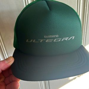 Shimano Ultegra adjustable baseball hat green.